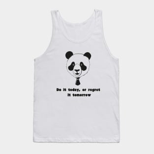 Business man panda Tank Top